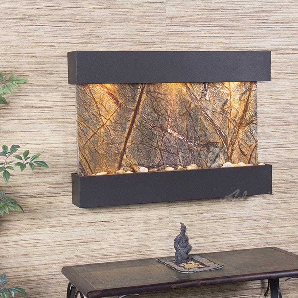 ReflectionCreek-RainforestBrownMarble-AntiqueBronze - Outdoor Art Pros