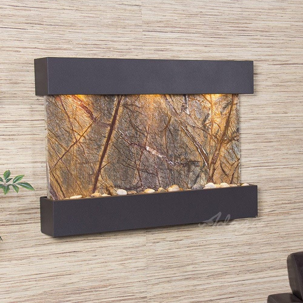 ReflectionCreek-RainforestBrownMarble-AntiqueBronze - Outdoor Art Pros