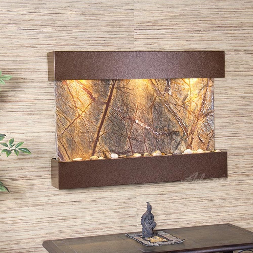 ReflectionCreek-RainforestBrownMarble-CopperVein - Outdoor Art Pros