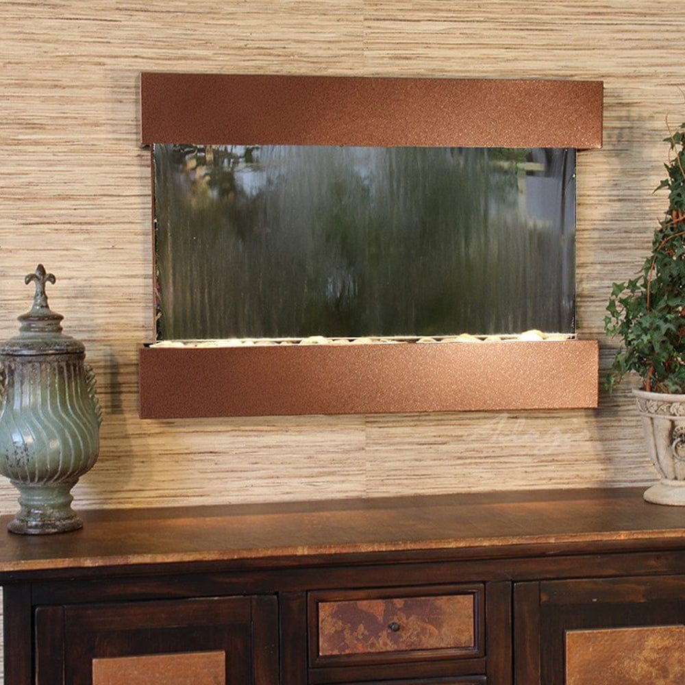 ReflectionCreek-SilverMirror-WoodlandBrown - Outdoor Art Pros