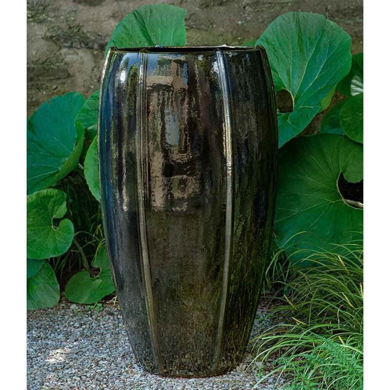 Rib Vault Planter Tall | Glazed Collection