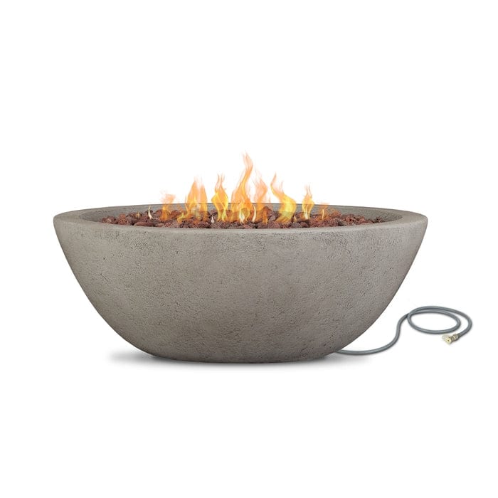 Propane Fire Bowl with Natural Gas Conversion Kit in Glacier Gray- Outdoor Art Pros