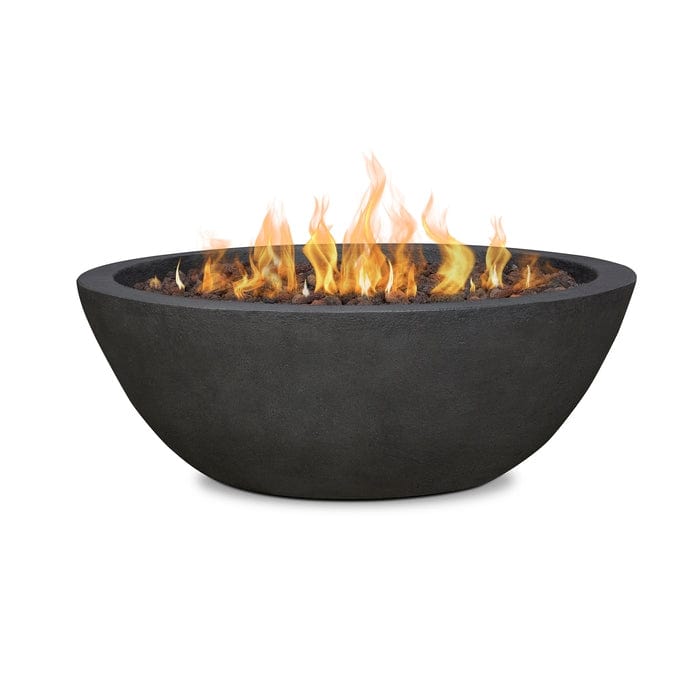 Propane Fire Bowl with Natural Gas Conversion Kit in Shale Outdoor Art Pros