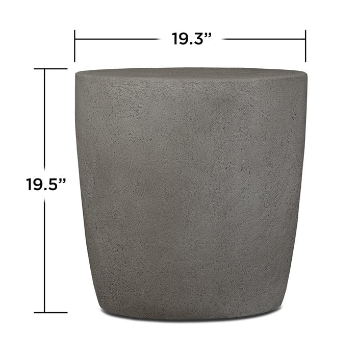 Riverside Propane Tank Cover in Glacier Gray - Outdoor Art Pros