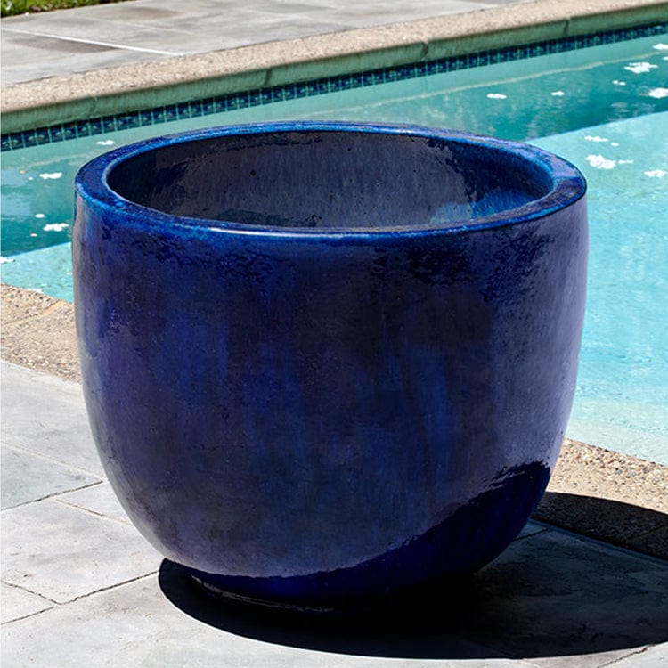 Sem Planter in Riviera Blue - Outdoor Art Pros