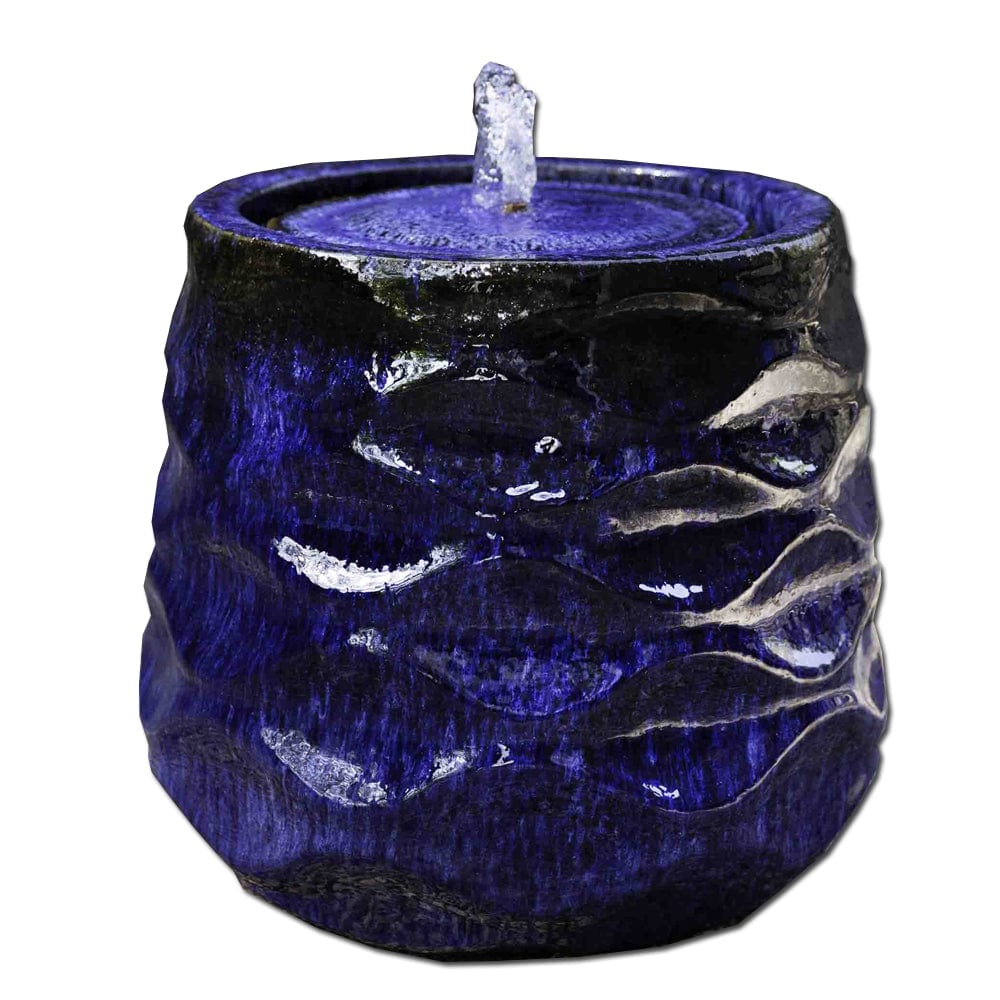 Rumba Fountain - Riviera Blue - Outdoor Art Pros
