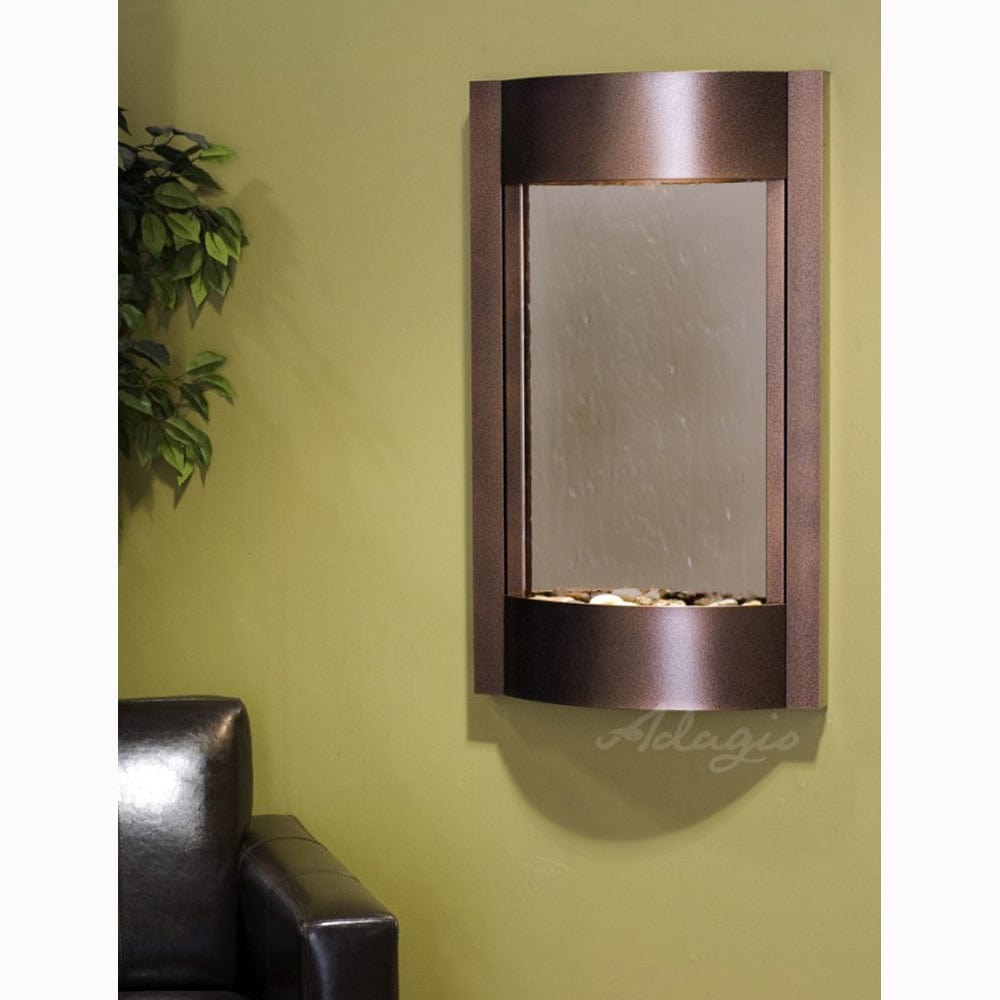 SereneWaters-BronzeMirror-CopperVein-White - Outdoor Art Pros