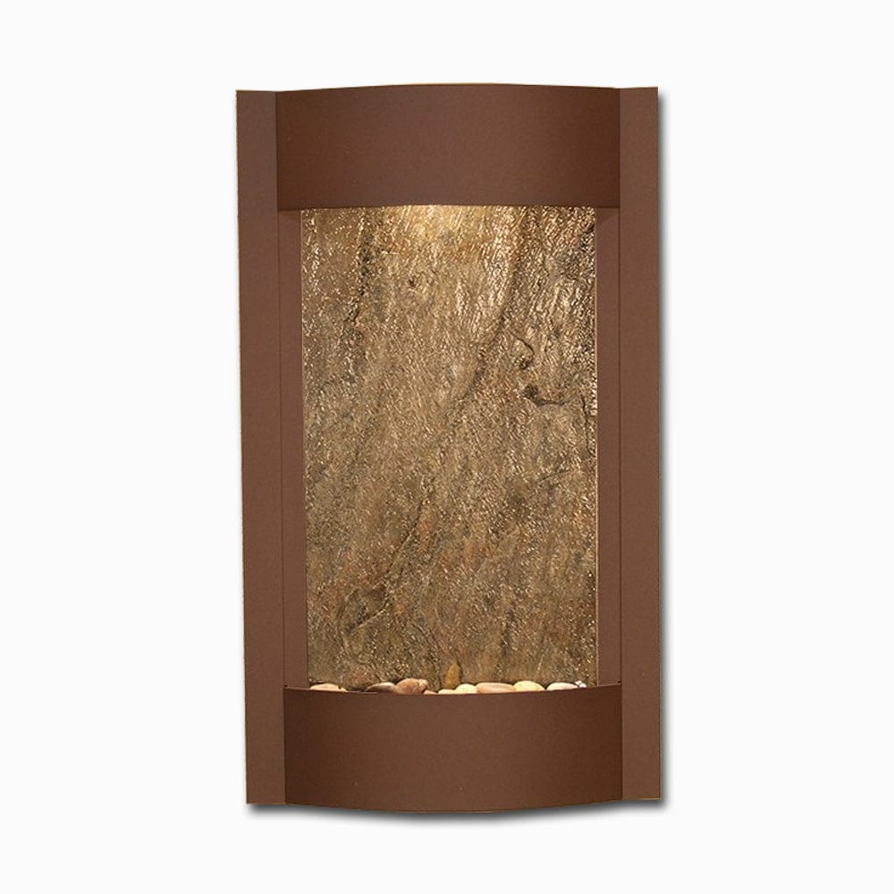 SereneWaters-GreenFeatherStone-WoodlandBrown-White - Outdoor Art Pros