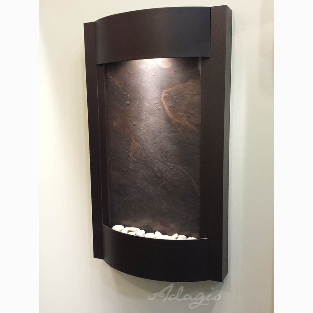 SereneWaters-Multi-ColorFeatherStone-AntiqueBronze-White - Outdoor Art Pros