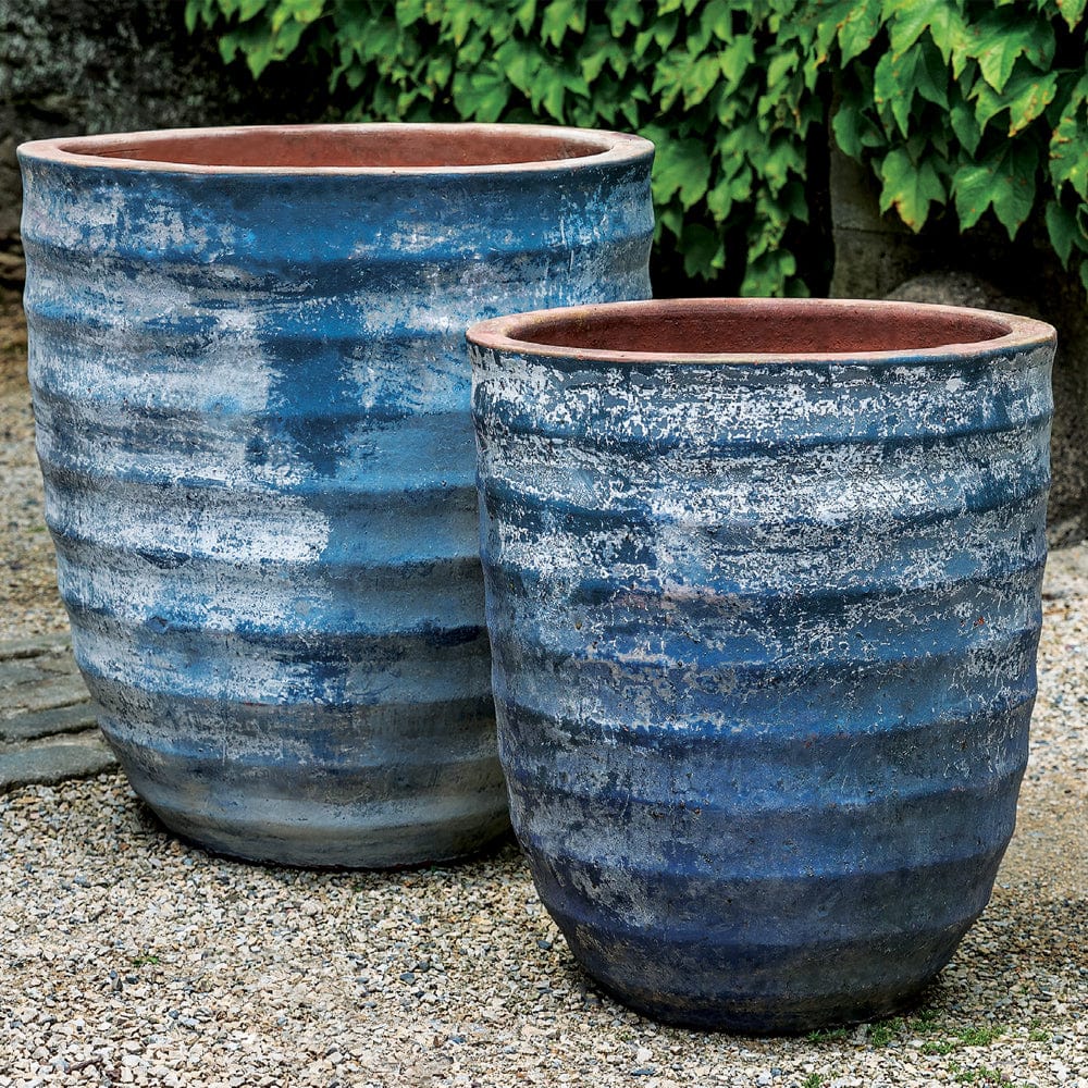Sistina Vicolo Planter Set of 2 in Vicolo Mare - Outdoor Art Pros