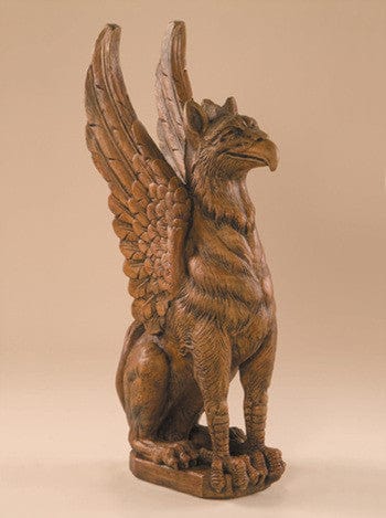 Sitting Griffin Garden Statue - Statuary - Outdoor Art Pros