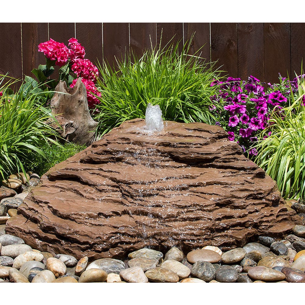Slate River Falls Stone Fountain - Outdoor Art Pros