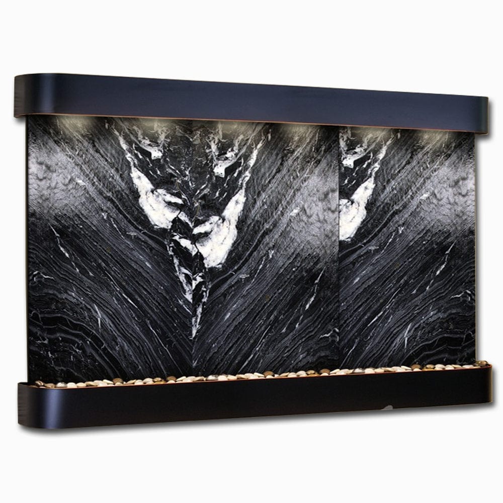 SolitudeRiver-BlackSpiderMarble-BlackenedCopper-Rounded - Outdoor Art Pros