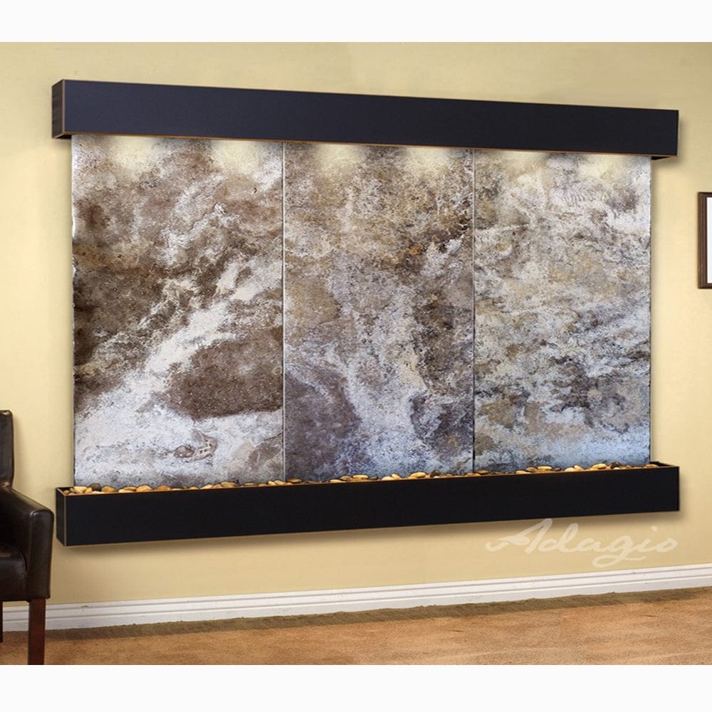 SolitudeRiver-MagnificoTravertine-BlackenedCopper-Squared-White - Outdoor Art Pros