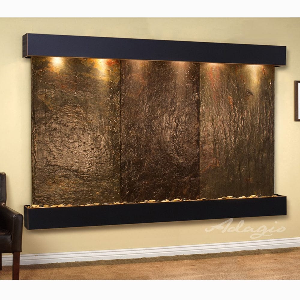 SolitudeRiver-Multi-ColorSlate-BlackenedCopper-Squared-White - Outdoor Art Pros