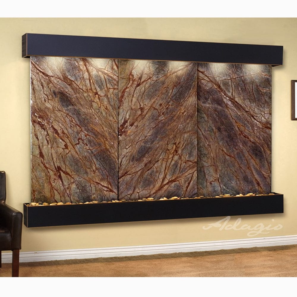 SolitudeRiver-RainforestBrownMarble-BlackenedCopper-Squared-White - Outdoor Art Pros