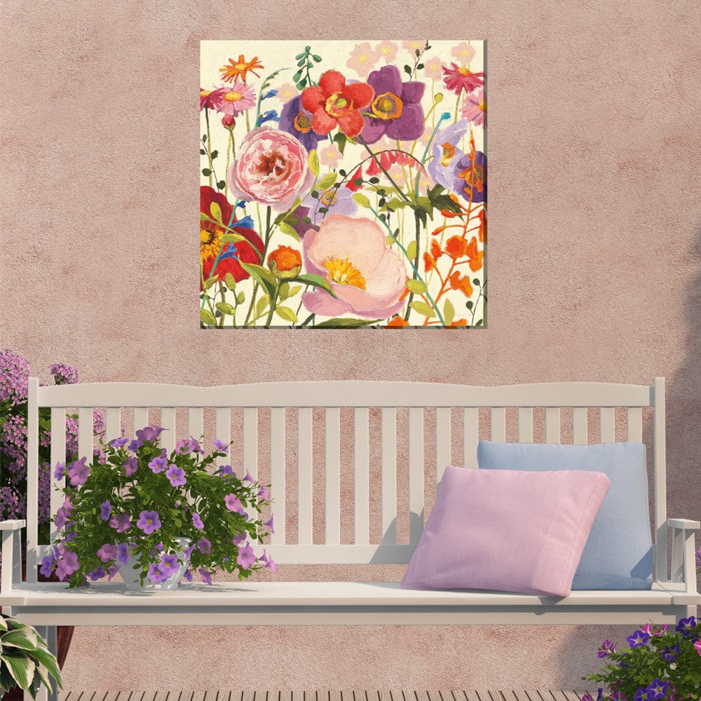 Spring Frolic Outdoor Canvas Art - Outdoor Art Pros