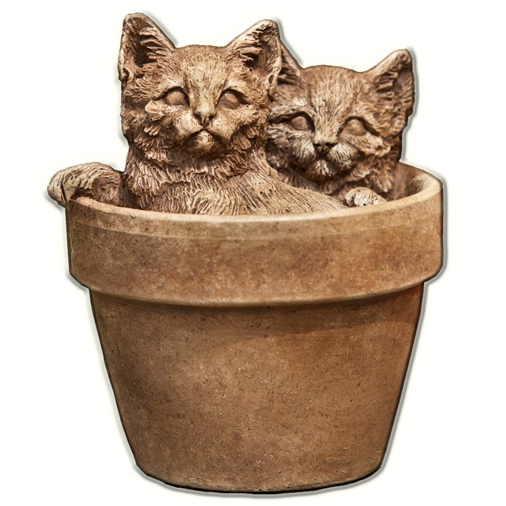 Sprouts Cast Stone Garden Statue | Cat Statue