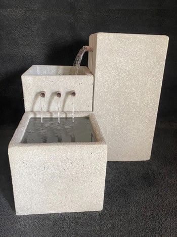 Square Streams Cascade Fountain - Outdoor Art Pros