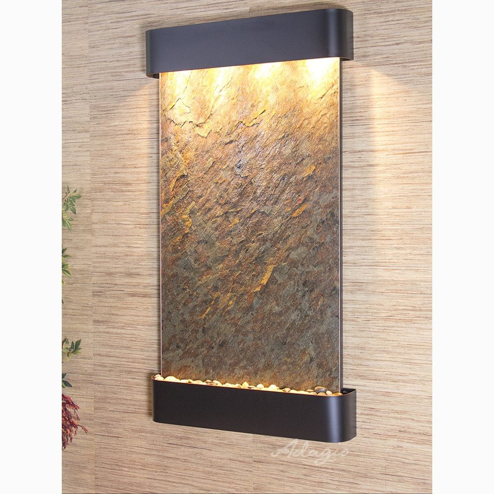 SummitFalls-GreenFeatherStone-BlackenedCopper-Rounded-White - Outdoor Art Pros