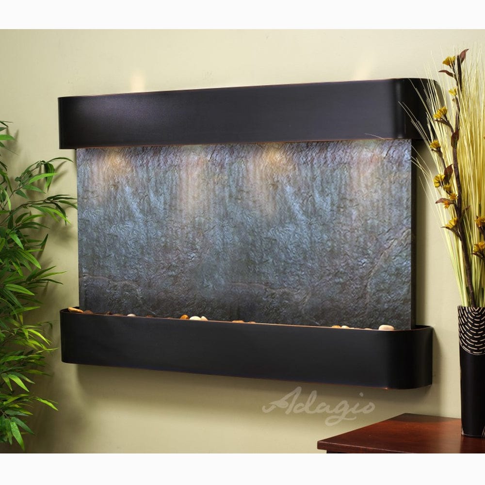 SunriseSprings-BlackFeatherStone-BlackenedCopper-Rounded-White - Outdoor Art Pros