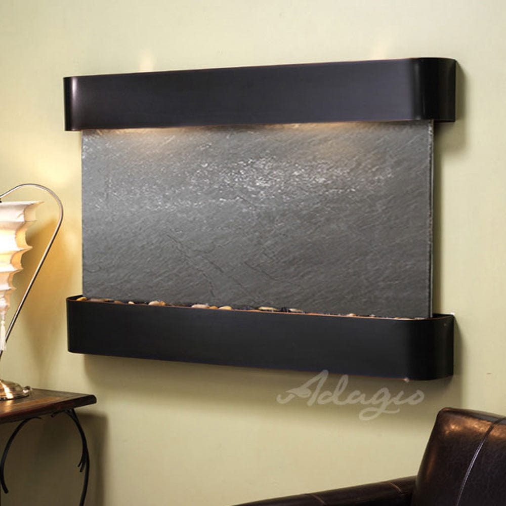 SunriseSprings-BlackFeatherStone-BlackenedCopper-Rounded-White - Outdoor Art Pros