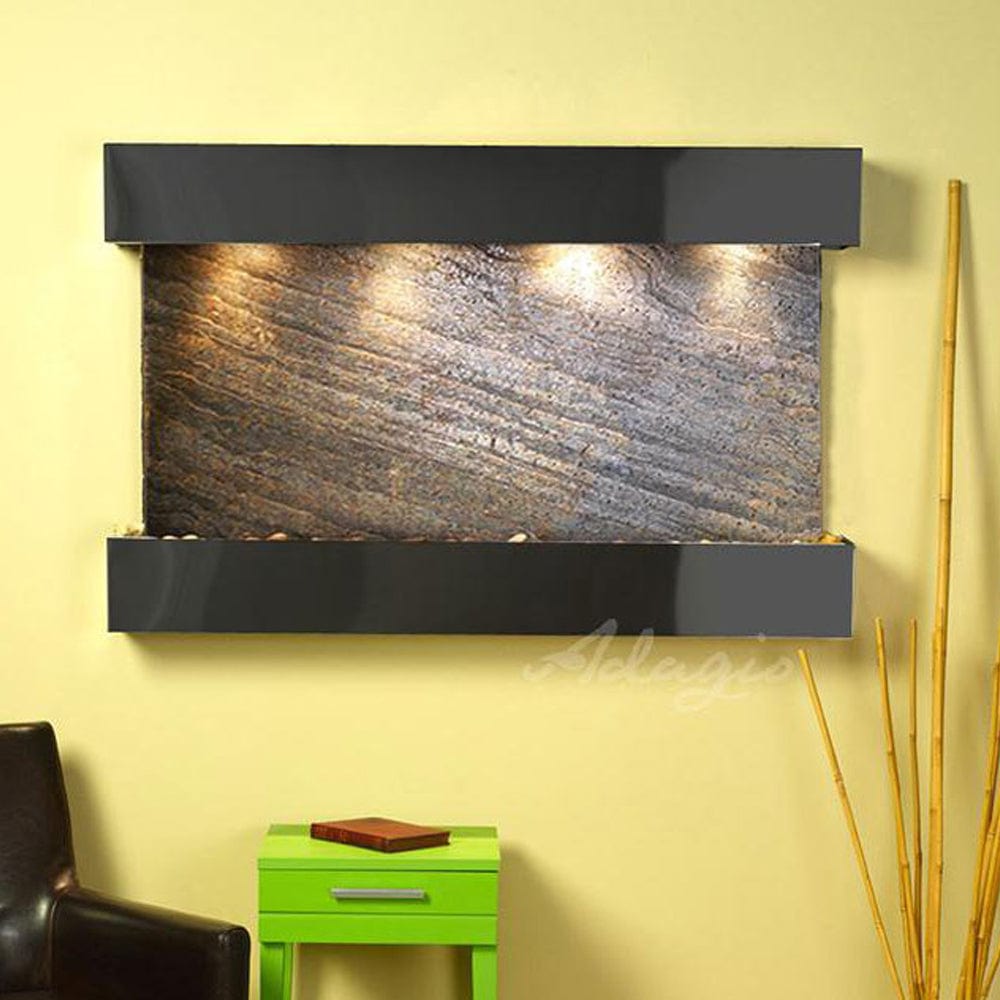 SunriseSprings-GreenFeatherStone-BlackenedCopper-Squared-White - Outdoor Art Pros