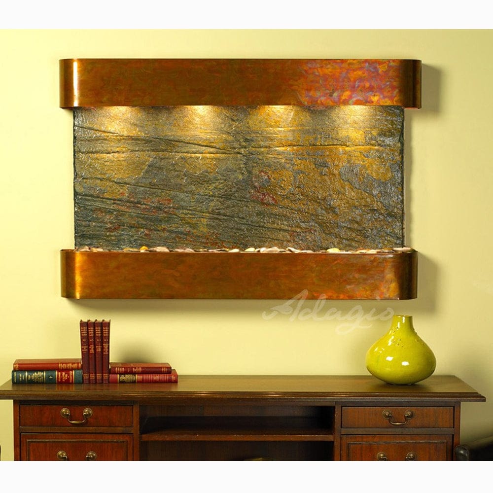 SunriseSprings-GreenSlate-RusticCopper-Rounded-White -Outdoor Art Pros