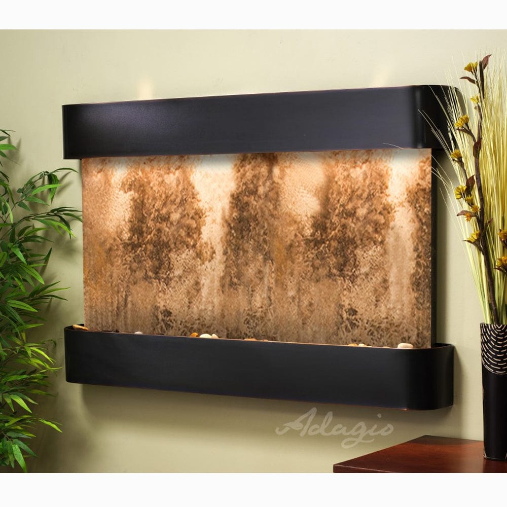 SunriseSprings-MagnificoTravertine-BlackenedCopper-Rounded-White - Outdoor Art Pros