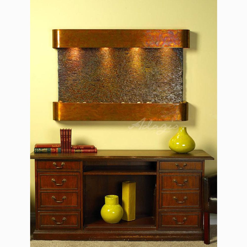 SunriseSprings-Multi-ColorSlate-RusticCopper-Rounded-White - Outdoor Art Pros