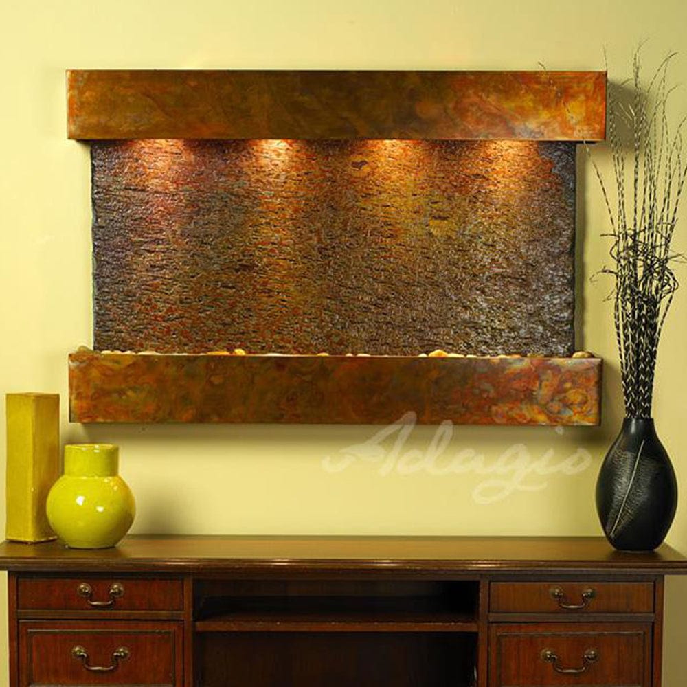 SunriseSprings-Multi-ColorSlate-RusticCopper-Squared-White - Outdoor Art Pros