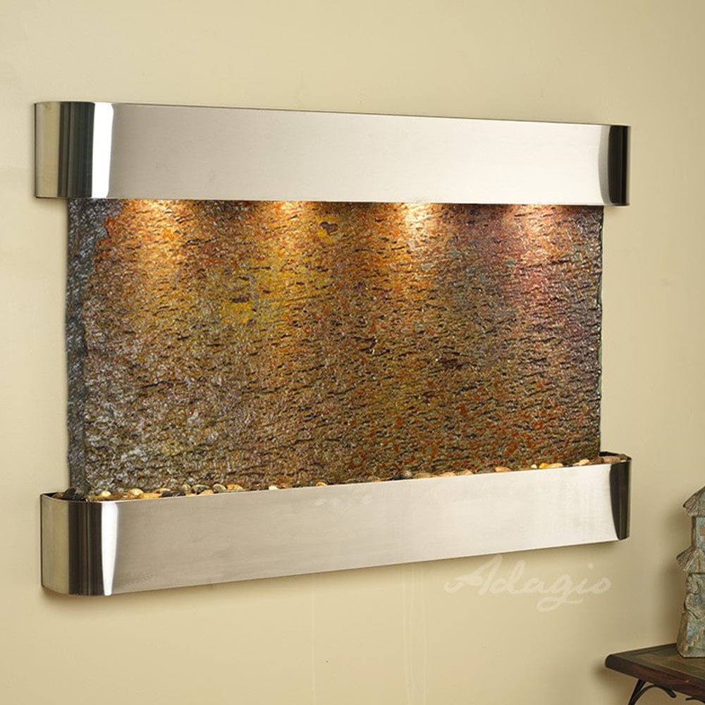 SunriseSprings-Multi-ColorSlate-StainlessSteel-Rounded-White - Outdoor Art Pros