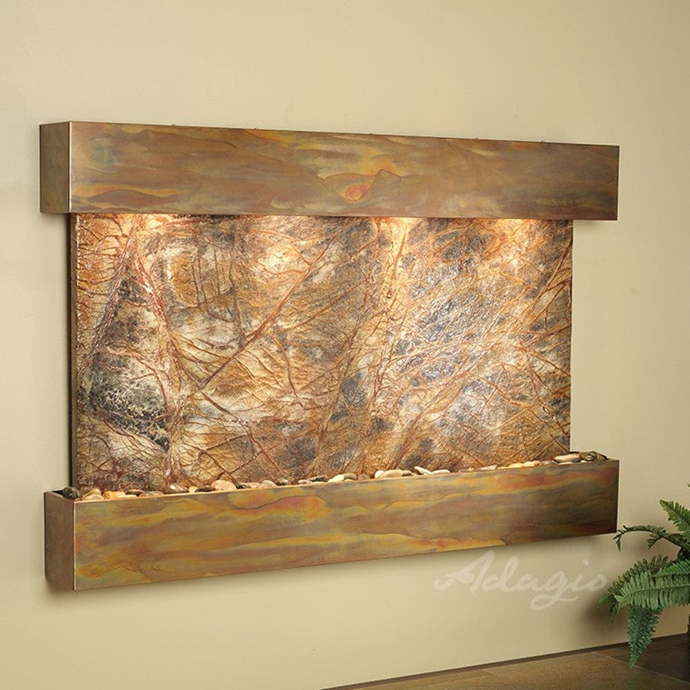 SunriseSprings-RainforestBrownMarble-RusticCopper-Squared-White - Outdoor Art Pros