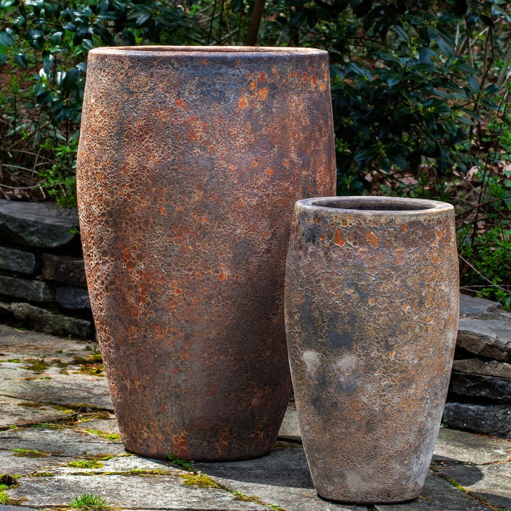 Ta Som Planter Set of 2 in Angkor - Outdoor Art Pros