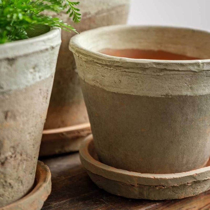 Tall Cylinder Farmer’s Pot - Set of 12 in Cotswold White - Outdoor Art Pros