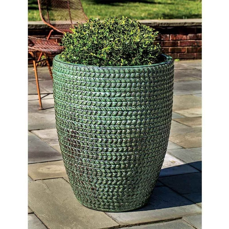 Tall Sisal Weave Planter Set of 3 | Glazed Collection