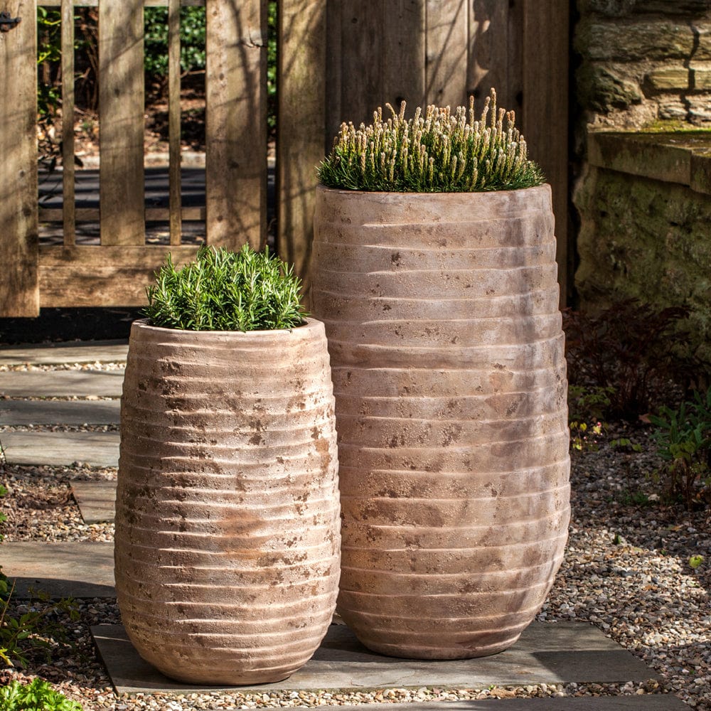 Tall Ipanema Planter Nested Set of 2 | Terra Cotta Collection
