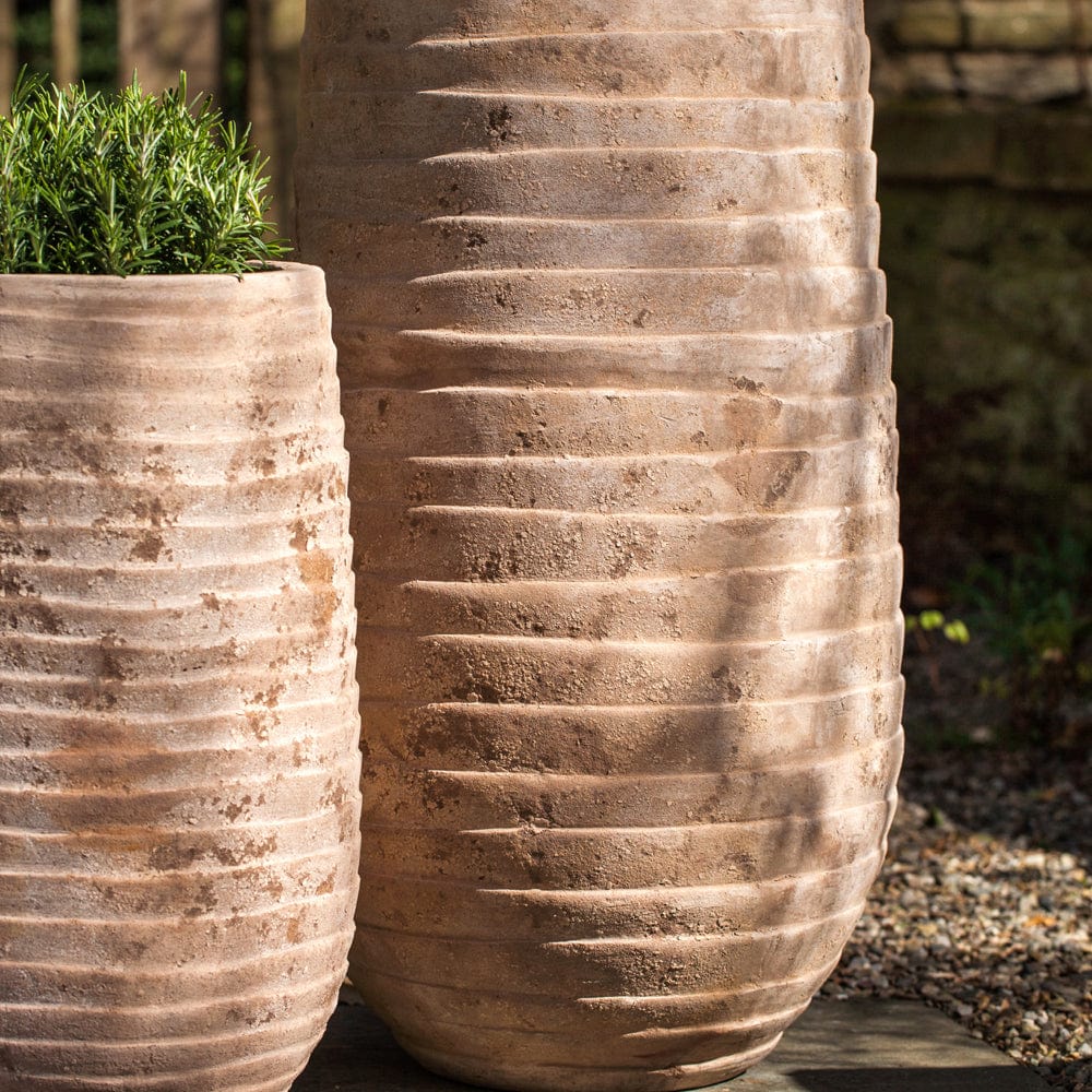 Tall Ipanema Planter Nested Set of 2 | Terra Cotta Collection