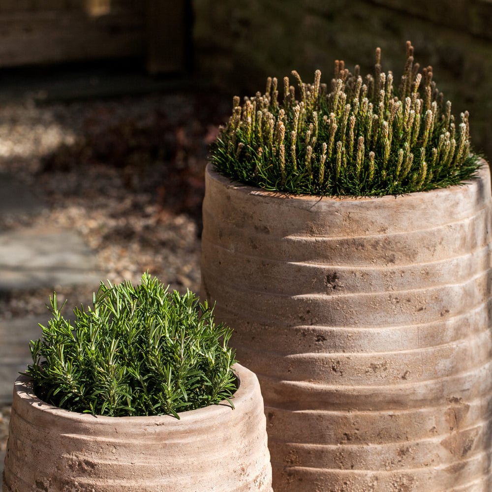 Tall Ipanema Planter Nested Set of 2 | Terra Cotta Collection