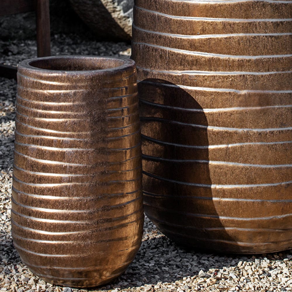 Tall Ipanema Planter Nested Set of 2 | Terra Cotta Collection