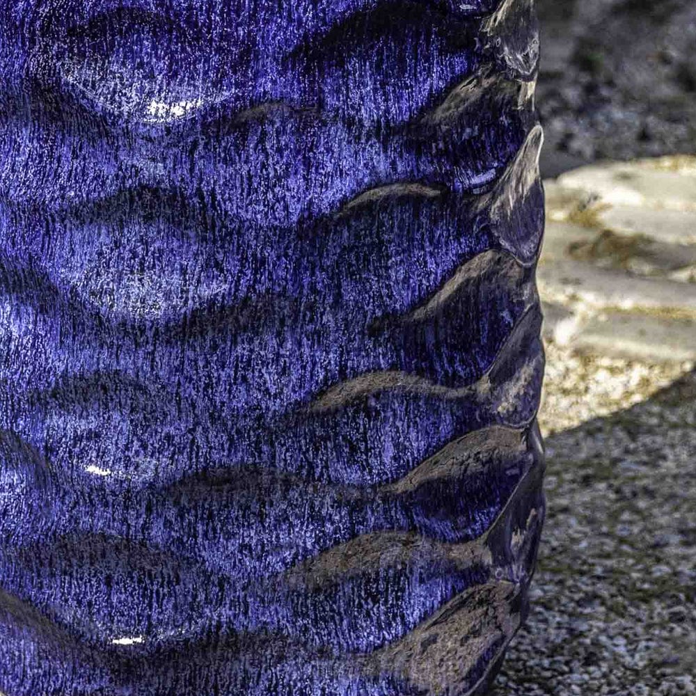 Tall Rumba Fountain - Riviera Blue - Outdoor Art Pros