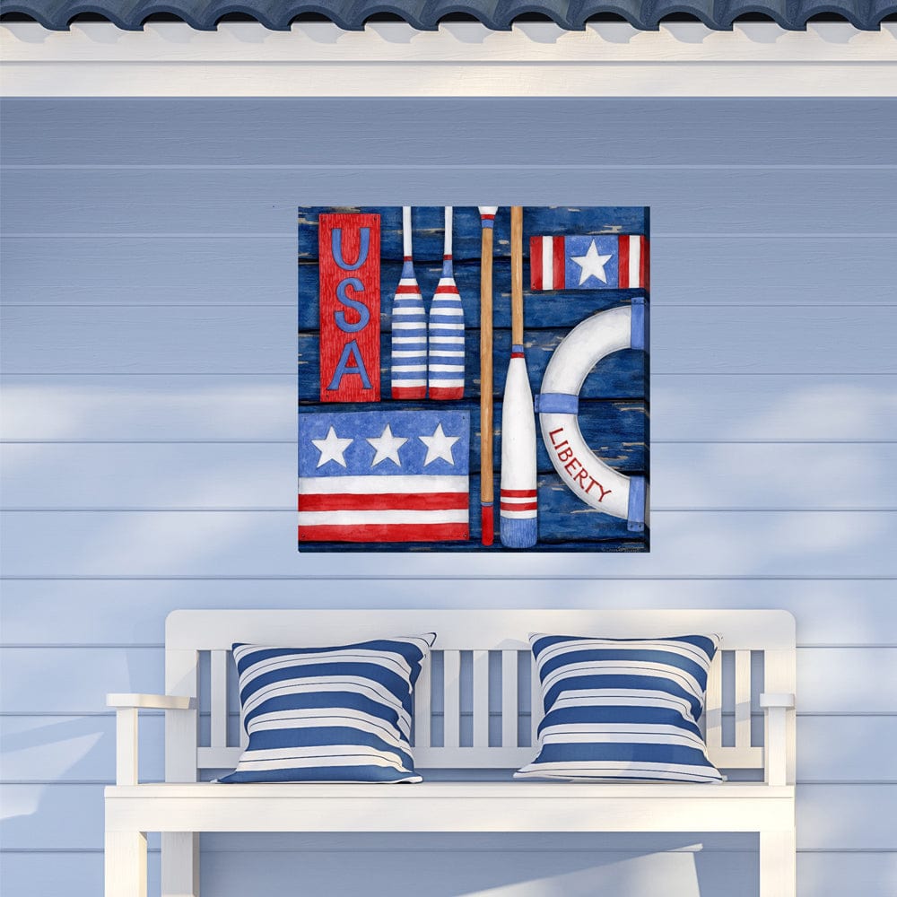 Team Spirit Outdoor Canvas Art - Outdoor Art Pros