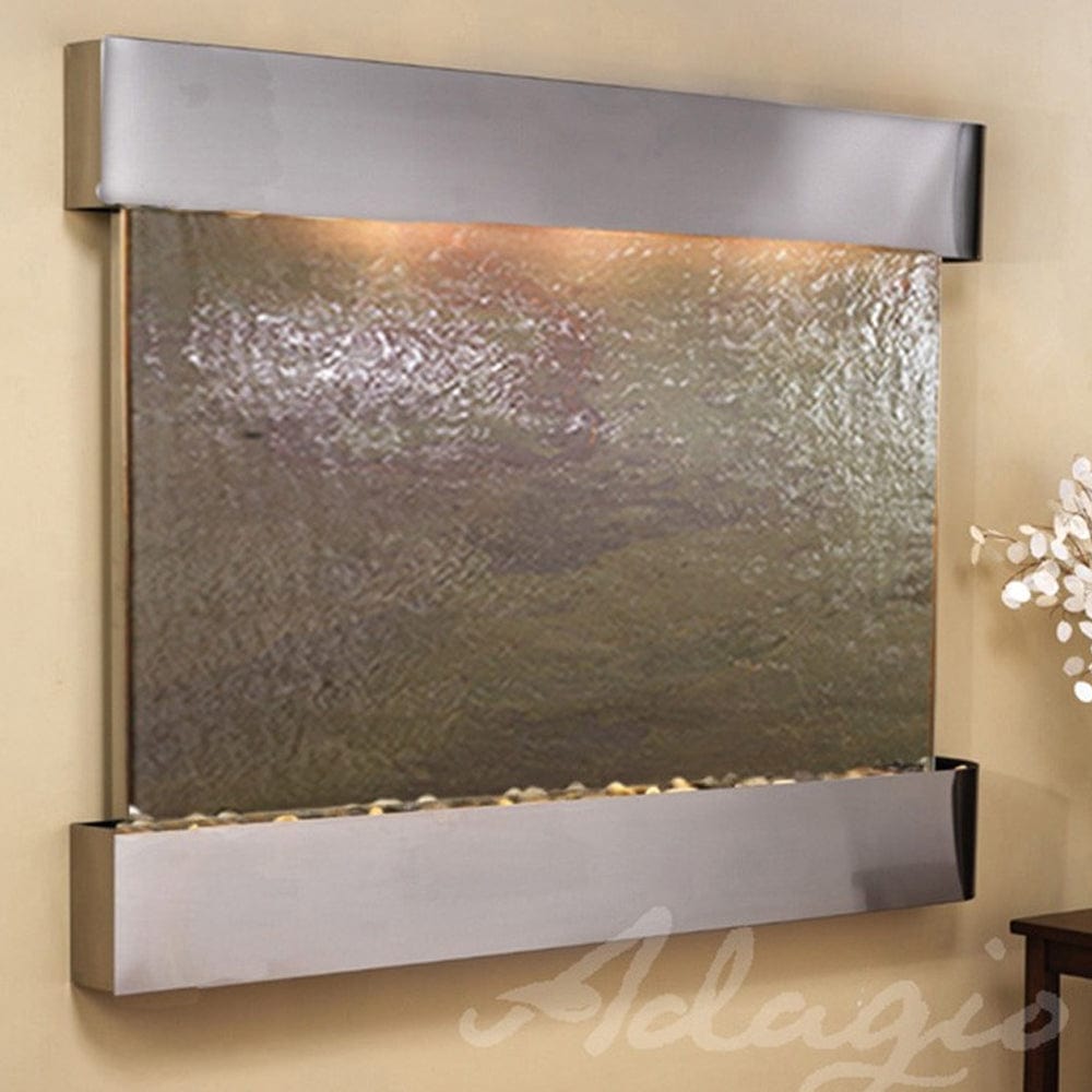 TetonFalls-Multi-ColorFeatherStone-StainlessSteel-Squared-White - Outdoor Art Pros