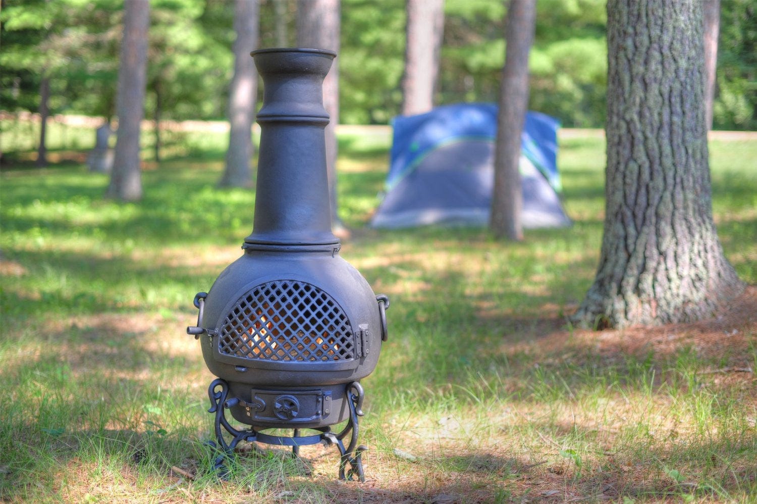 The Blue Rooster Gatsby Chiminea