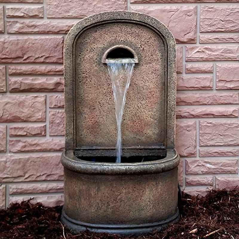 The Chateau 30" Wall/Floor Fountain - Outdoor Art Pros