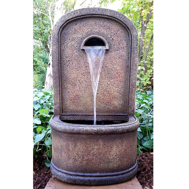 The Chateau 30" Wall/Floor Fountain - Outdoor Art Pros