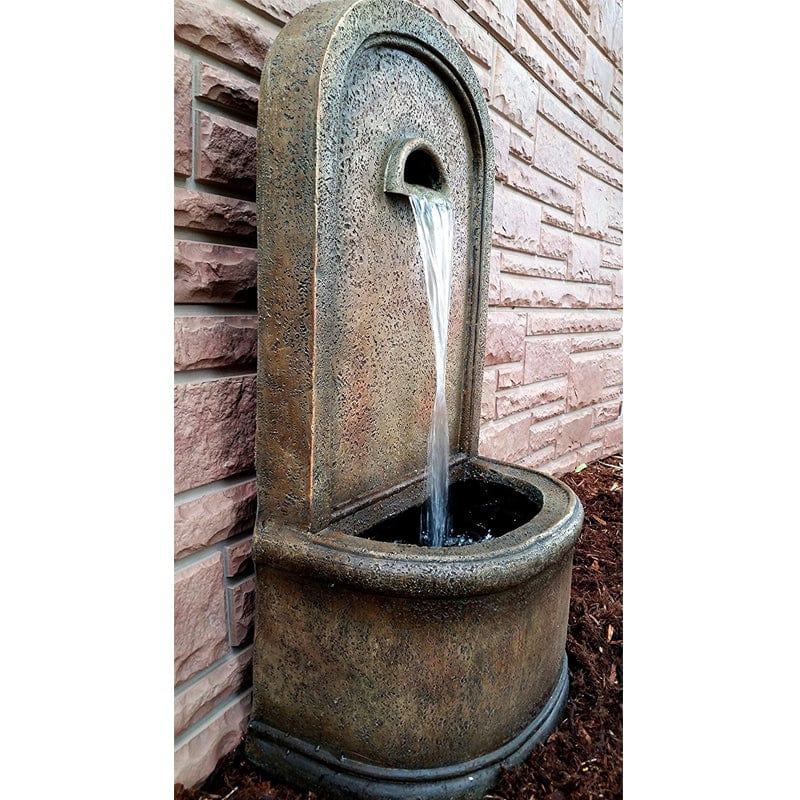 The Chateau 30" Wall/Floor Fountain - Outdoor Art Pros