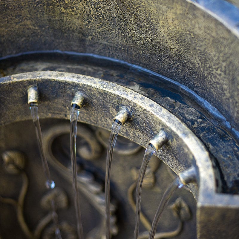 The Tuscany 26" Floor/Wall Fountain - Outdoor Art Pros