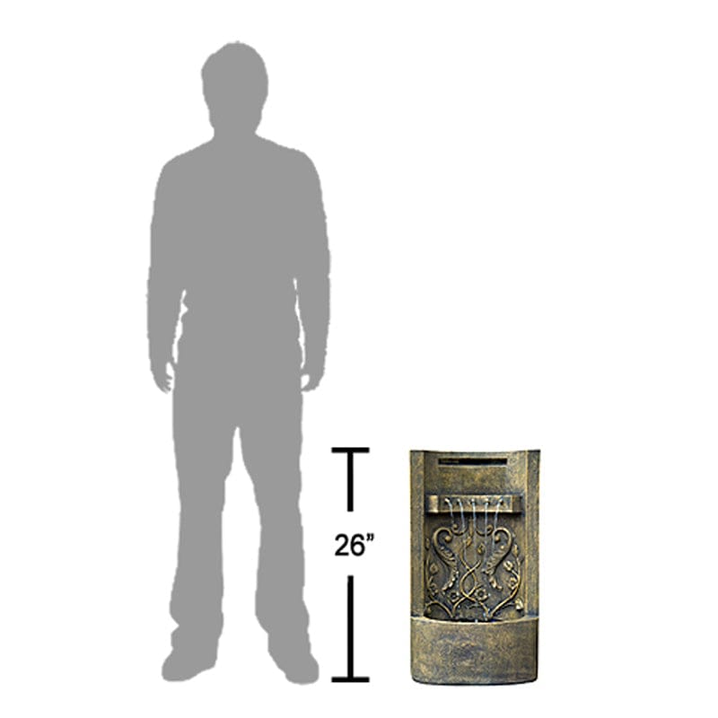 The Tuscany 26" Floor/Wall Fountain - Outdoor Art Pros