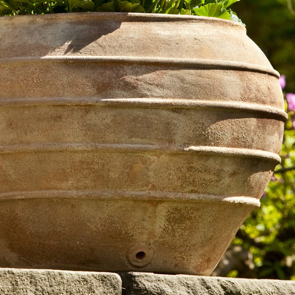 Thea Planter in Antico Terra Cotta - Outdoor Art Pros